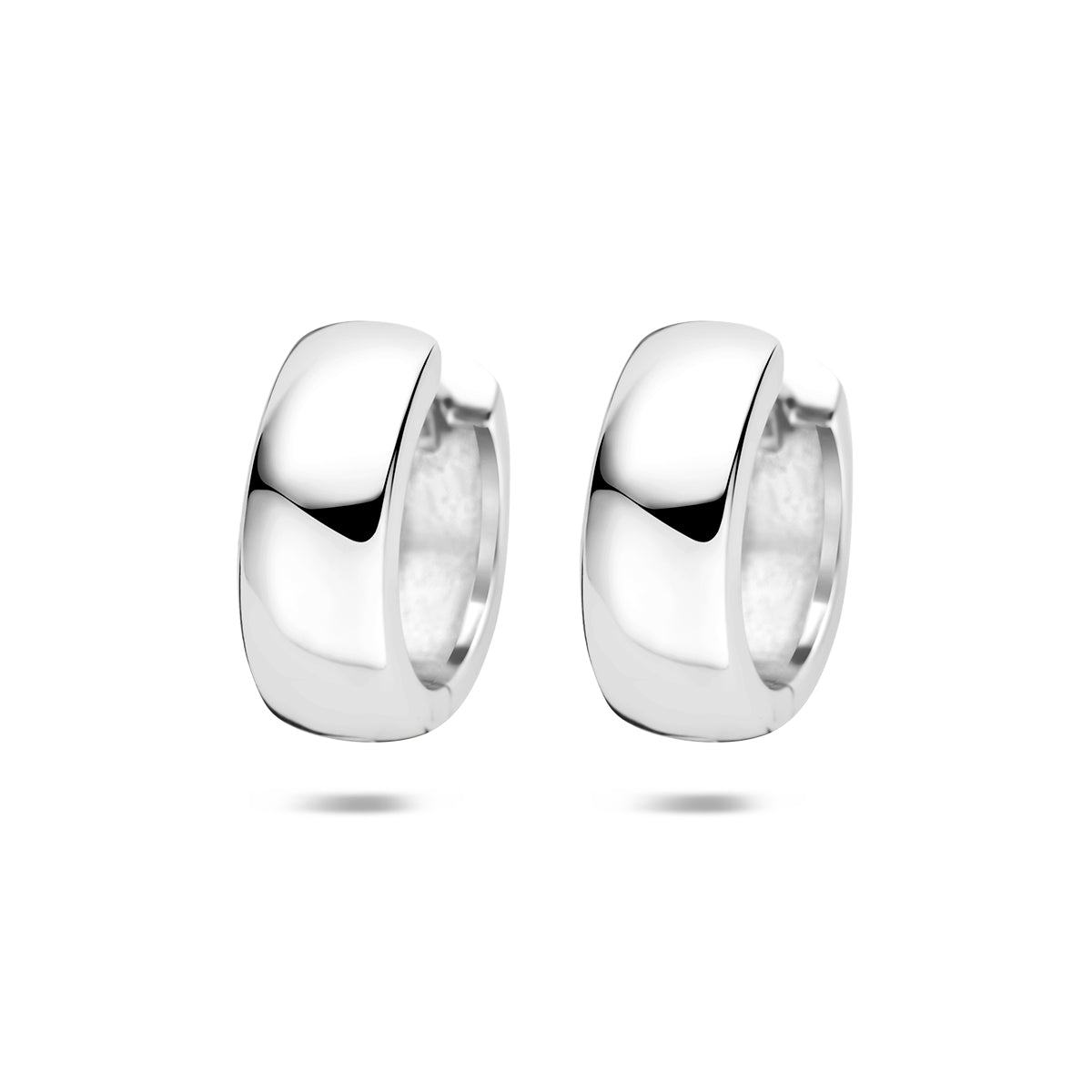 Creolen 15 mm rhodiniertes Silber