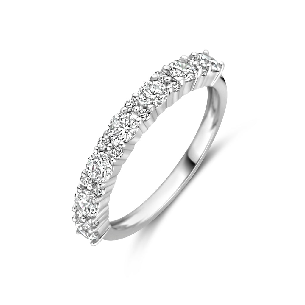 ring zirkonia 3,0 mm zilver gerhodineerd