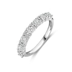 ring zirkonia 3,0 mm zilver gerhodineerd