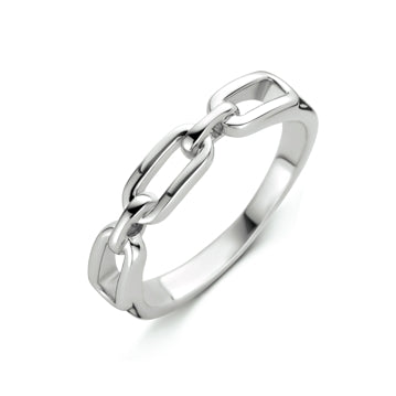 Ringglied Silber rhodiniert
