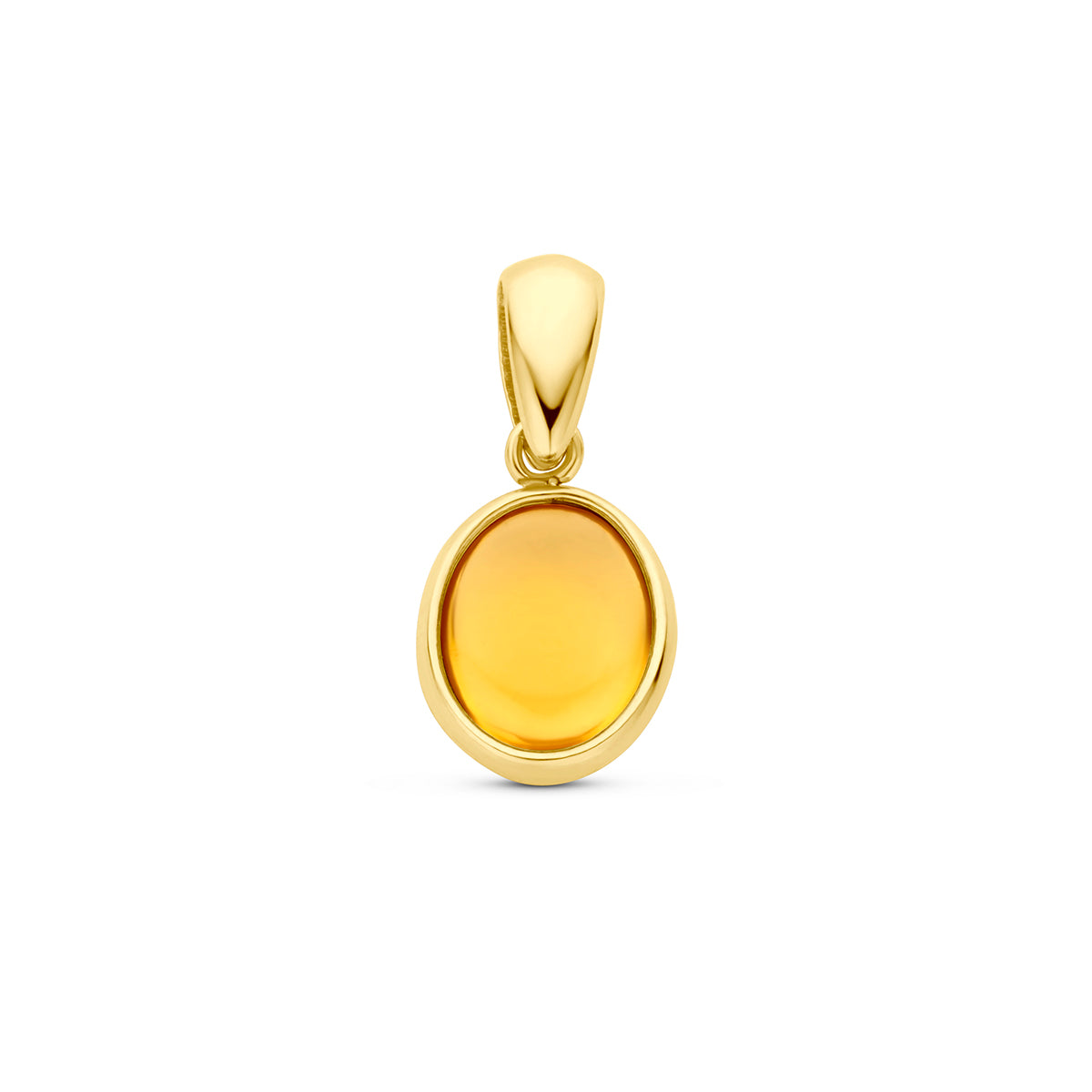 Anhänger Citrin 14K Gelbgold