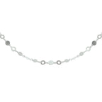 Halskette 4,0 mm 40 + 4 cm Silber rhodiniert