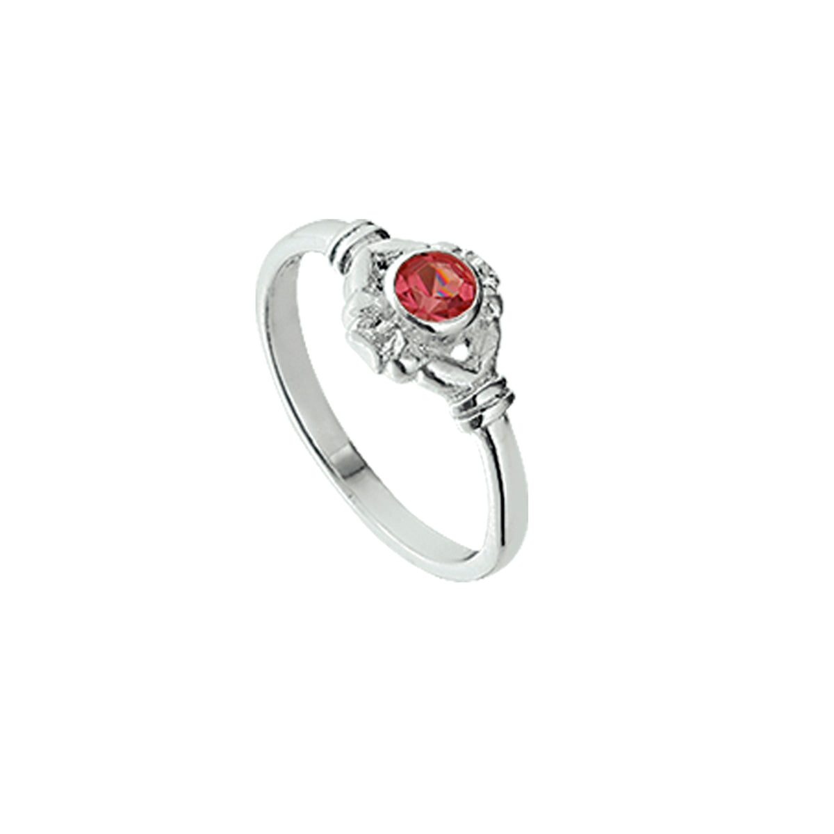 Ring Strass Silber weiß