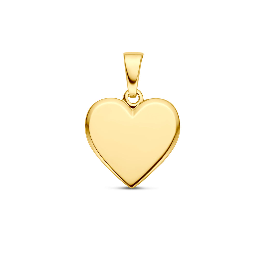 Gravur Herz 14K Gelbgold