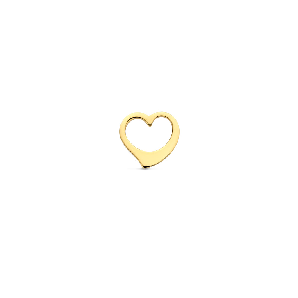 Anhänger Herz 7 mm 14K Gelbgold