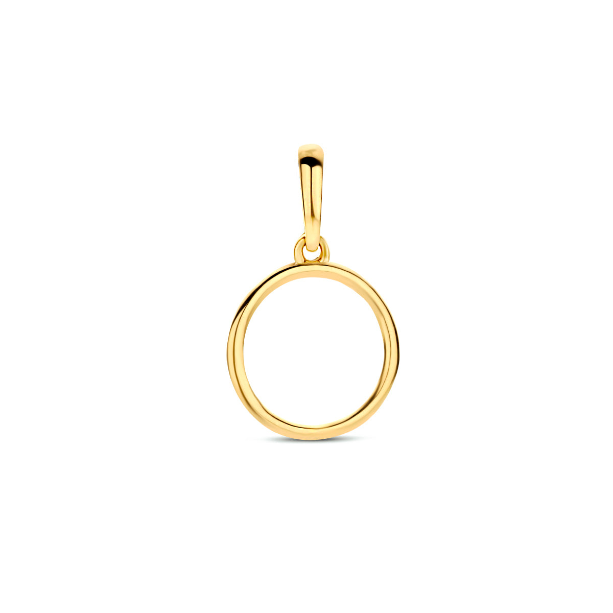 hanger rondje 10 mm 14K geelgoud