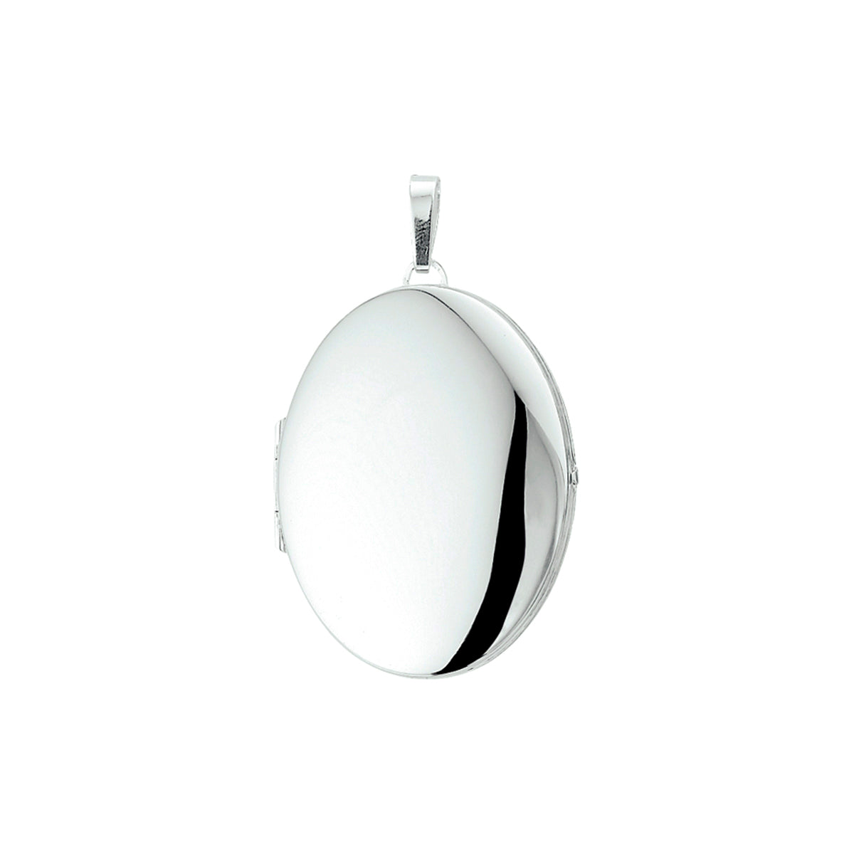 medaillon zilver wit