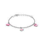 Armband Emaille Seetiere 13 + 3 Silber rhodiniert