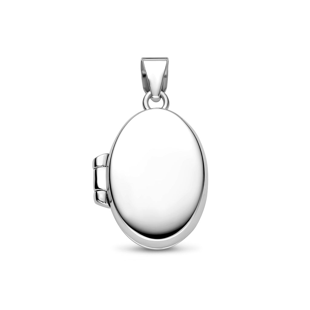 Medaillon 16,5 mm Silber rhodiniert