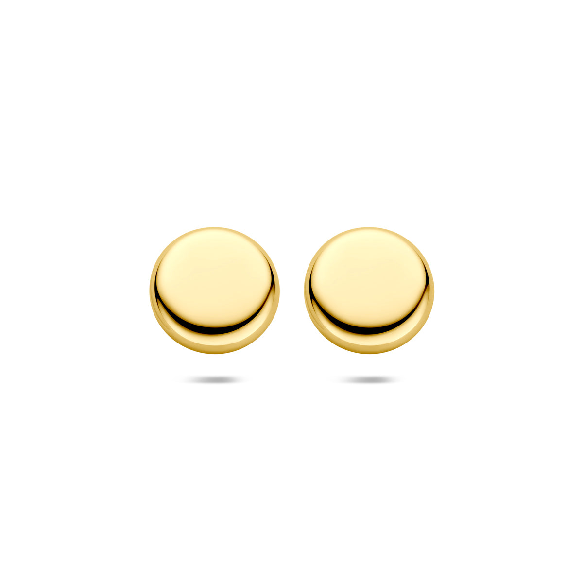 oorknoppen 10 mm 14K geelgoud
