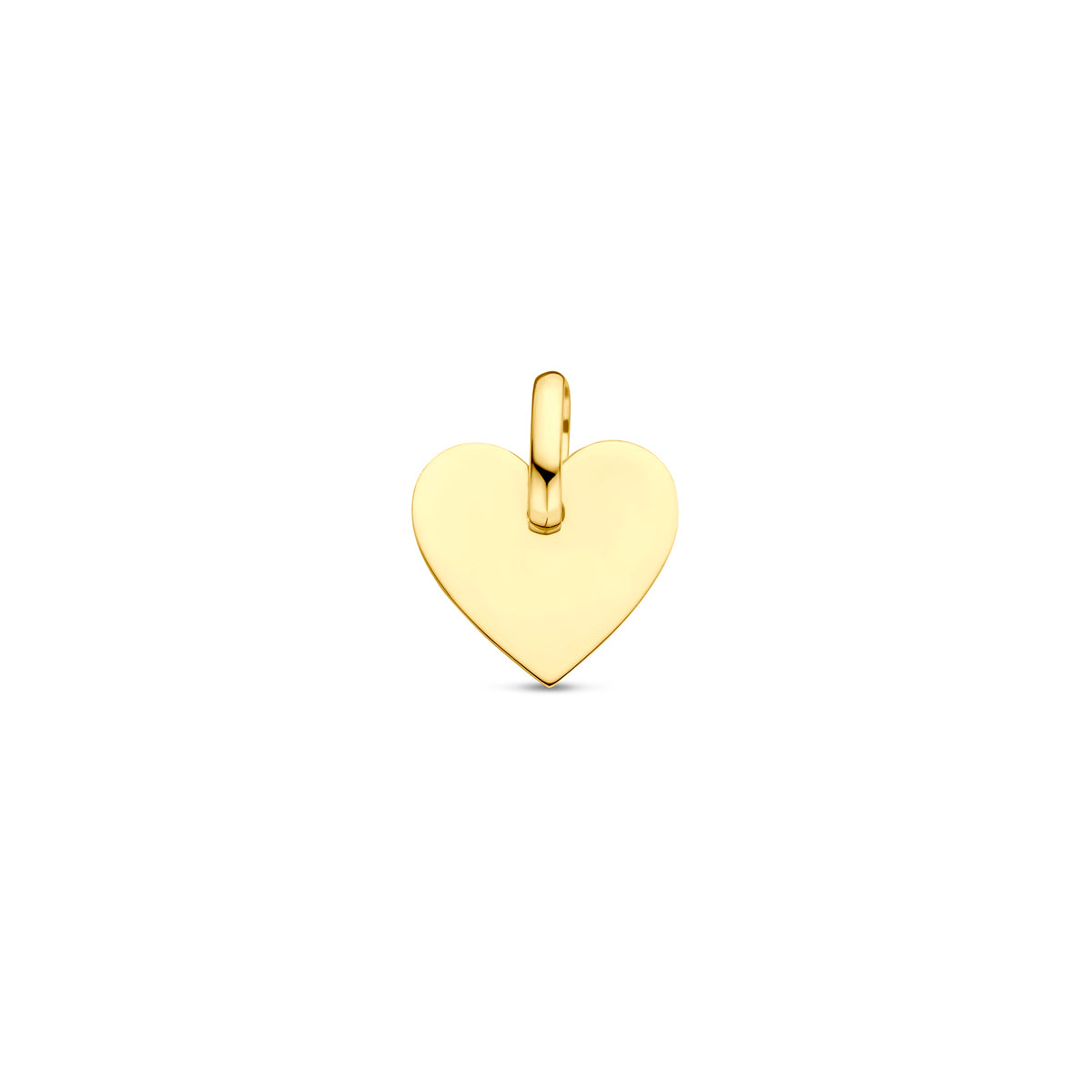 graveerhanger hart 14K geelgoud