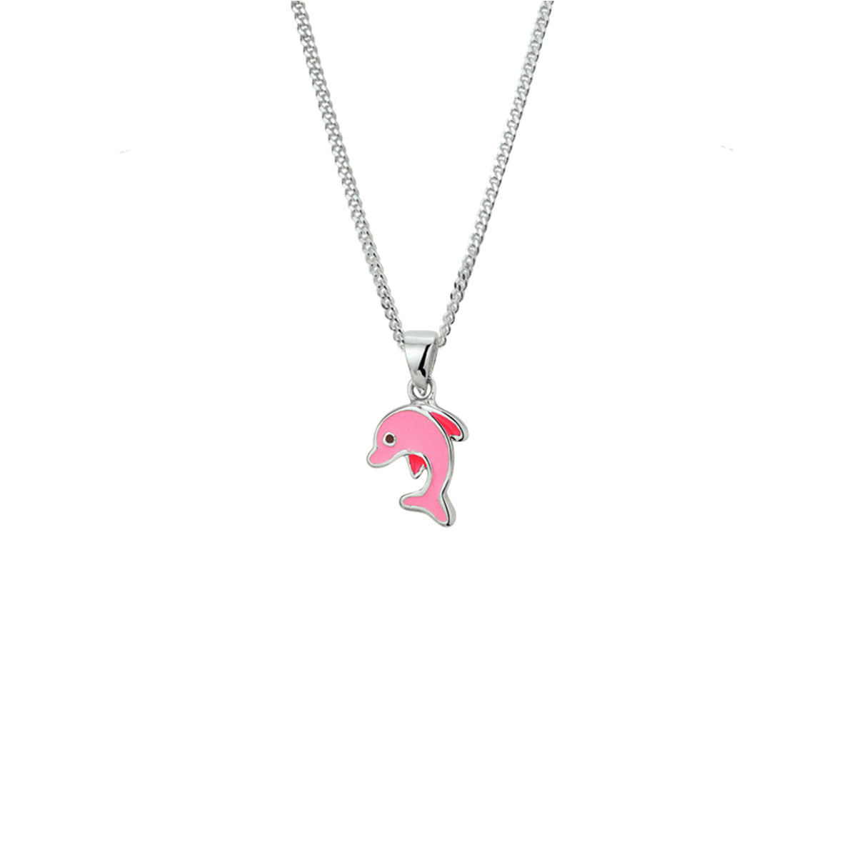 Delfin-Halskette 1,4 mm 36 + 4 cm Silber rhodiniert