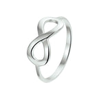 Ring Infinity Silber rhodiniert