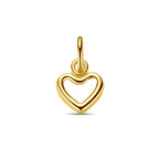 Anhänger Herz 11 mm 14K Gelbgold