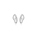 oorknoppen 12,5 mm zilver gerhodineerd