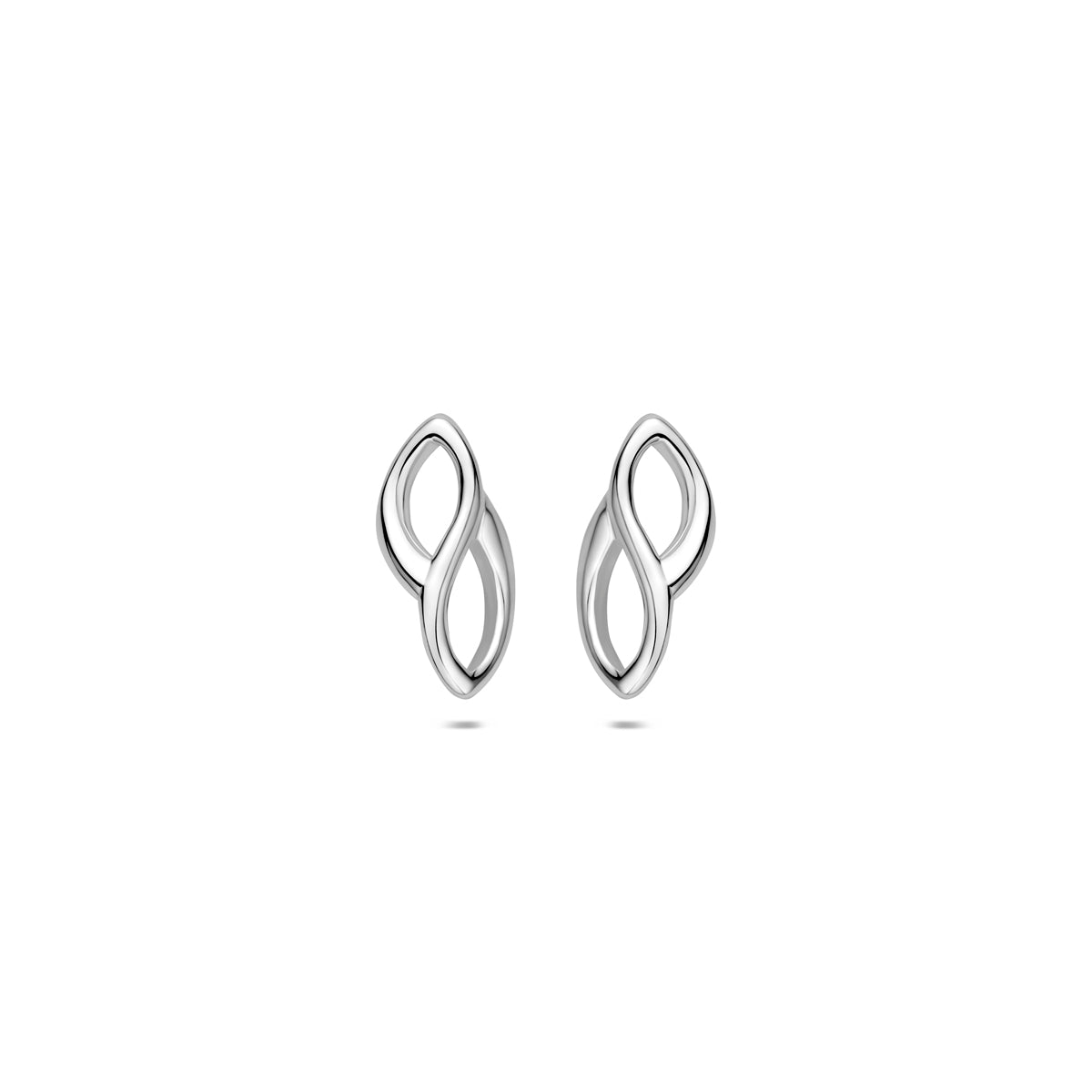 oorknoppen 12,5 mm zilver gerhodineerd
