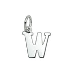 hanger letter zilver gerhodineerd