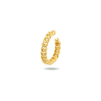 earcuff schakelmotief per stuk 14K geelgoud