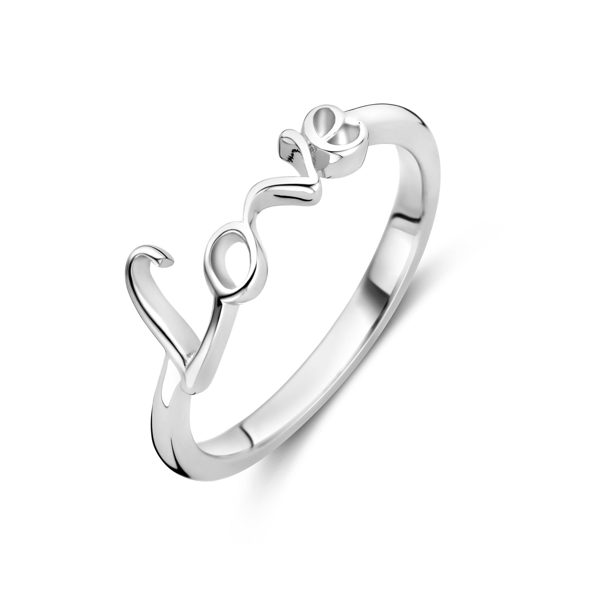Ring Liebe Silber rhodiniert