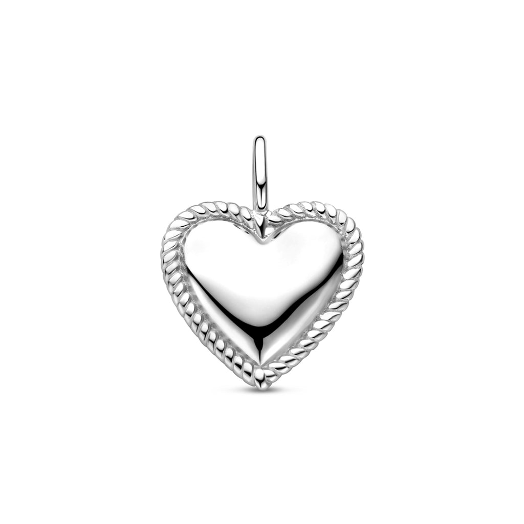 hanger hartje 15 mm zilver gerhodineerd