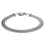 Armband Oxi Fuchsschwanz 7 mm 20 cm Silber oxidiert