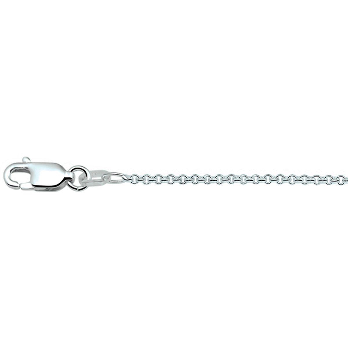 Anker ca. 1,3 mm Silber weiß