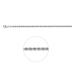 koord massief 3,1 mm zilver gerhodineerd