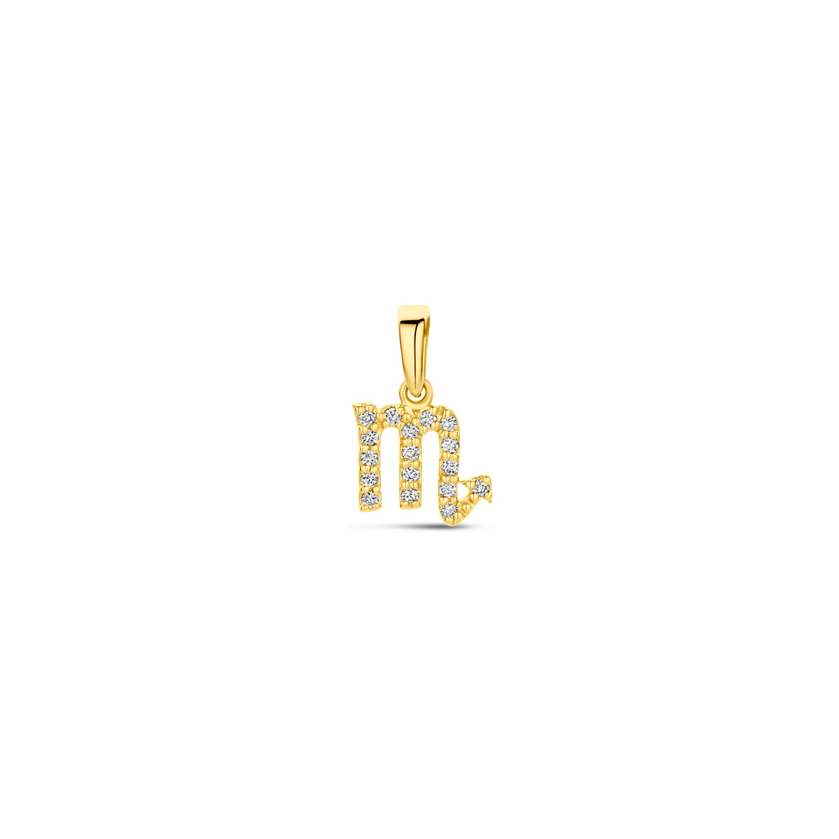 Anhänger Sternzeichen Diamant H SI 14K Gelbgold