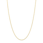 collier 1,2 mm 42 + 3 cm 14K geelgoud