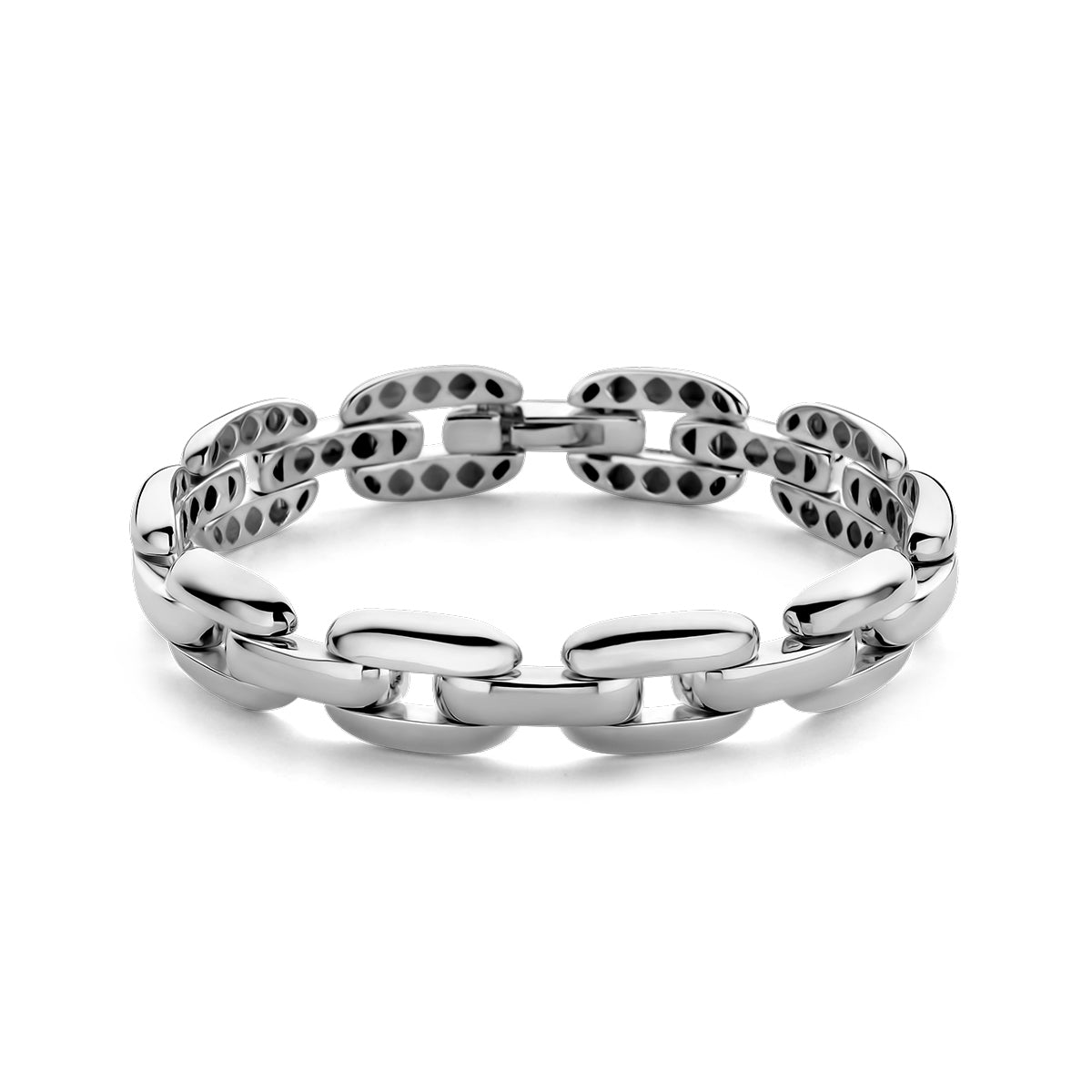 Armband 11,8 mm 19 cm Silber rhodiniert