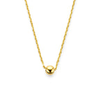 9k collier bol 41 - 43 - 45 cm 9K geel