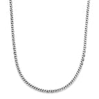 Panzerkette 5,2 mm rhodiniertes Silber