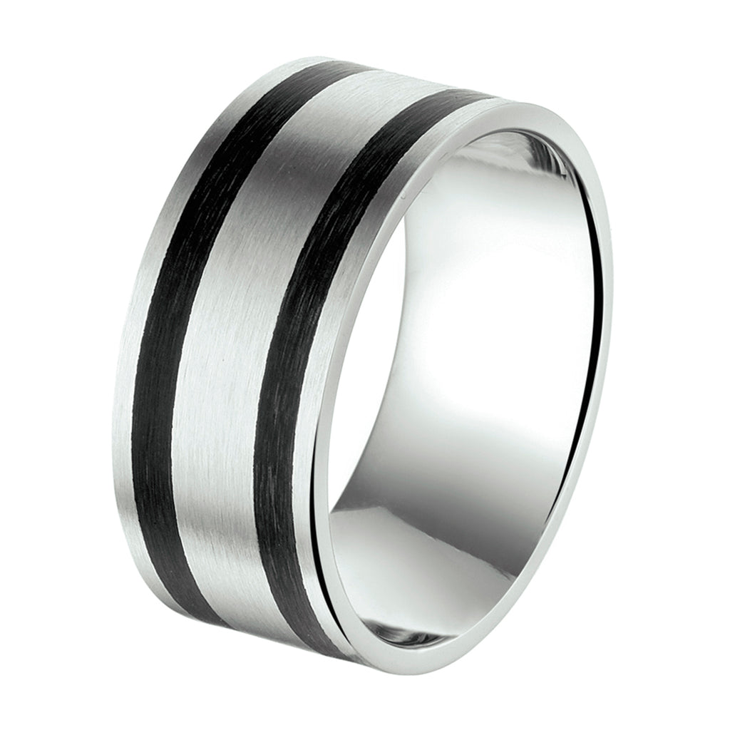 Ring poliert/matt Edelstahl