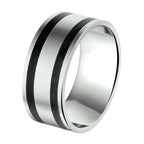 Ring poliert/matt Edelstahl