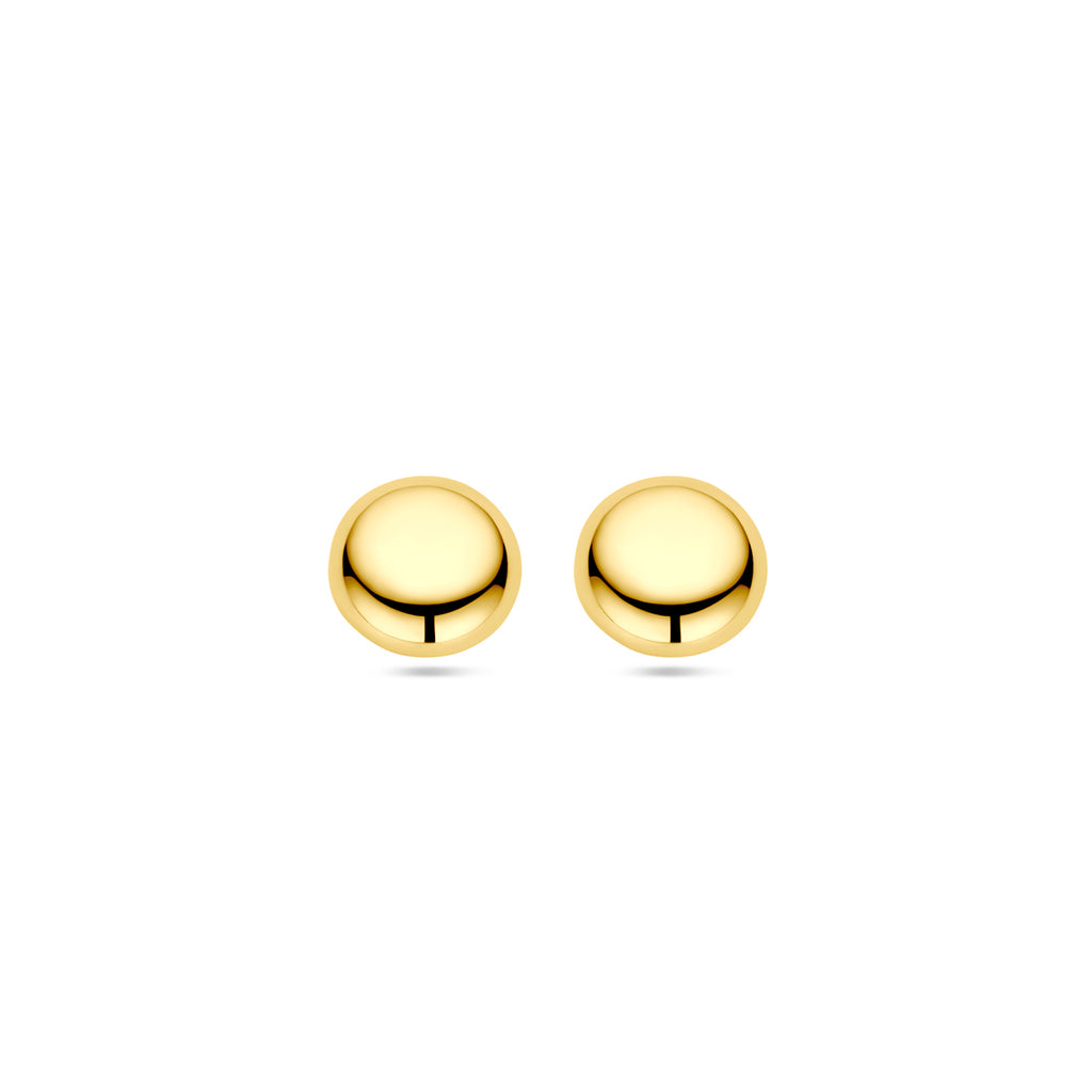 oorknoppen half-bol 14K geelgoud