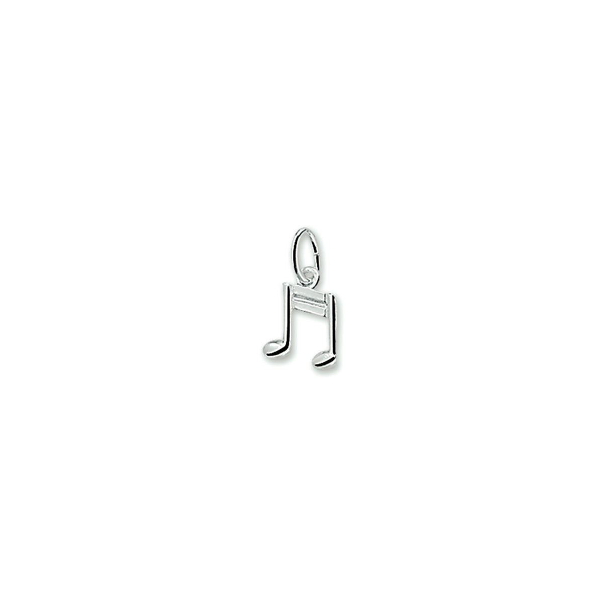 Anhänger Musiknote Silber rhodiniert