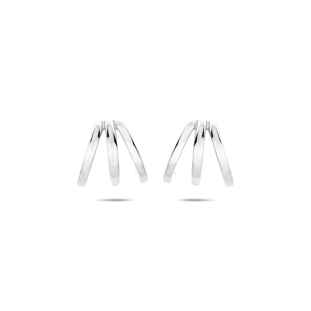 stekeroorringen 9,5 mm zilver gerhodineerd