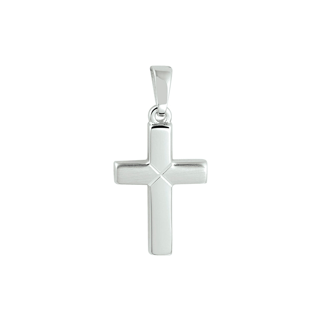 hanger kruis zilver gerhodineerd