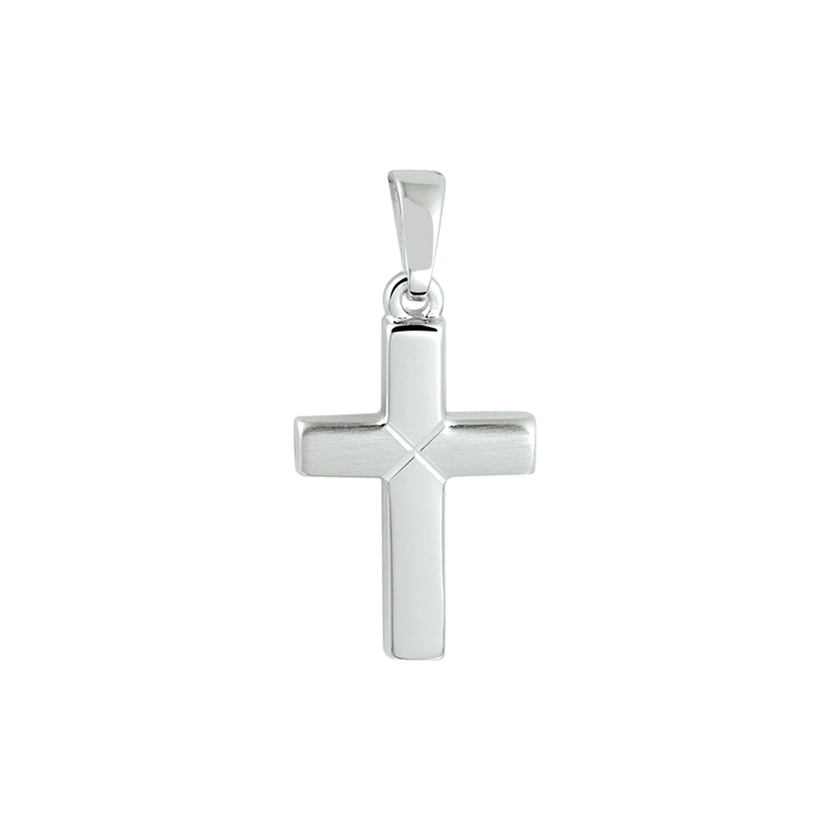 hanger kruis zilver gerhodineerd