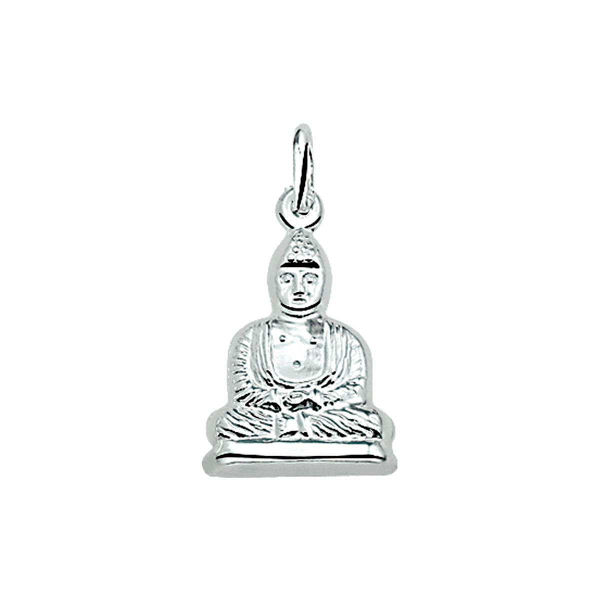 Anhänger Buddha silber weiß