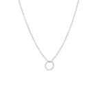 Halskette rund 40 - 42 - 44 cm Silber rhodiniert