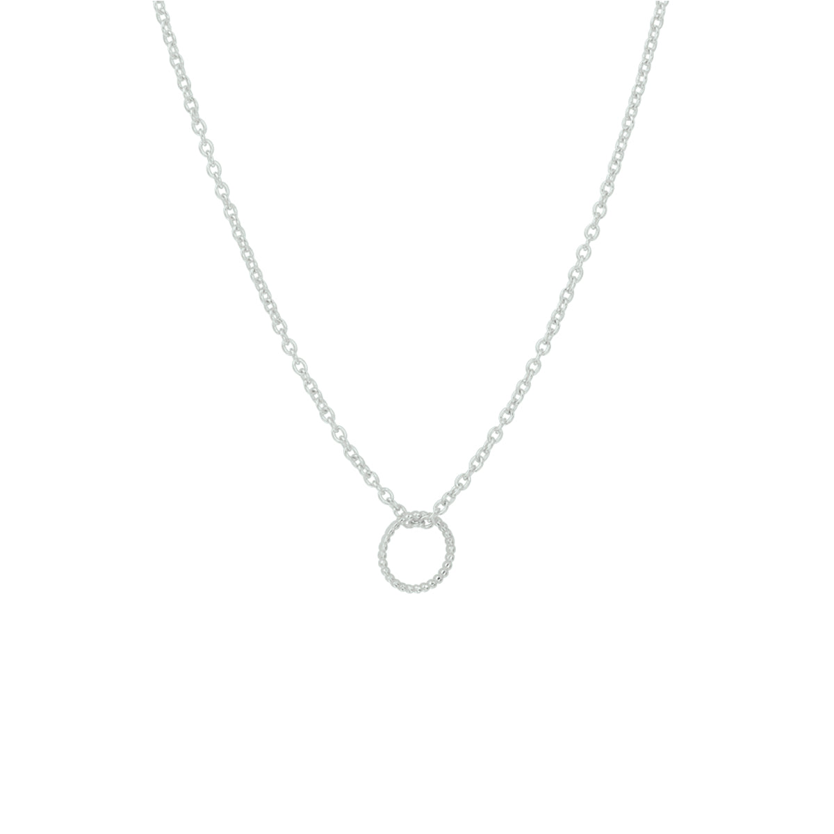 Halskette rund 40 - 42 - 44 cm Silber rhodiniert