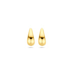 oorknoppen druppel 13 mm 14K geelgoud