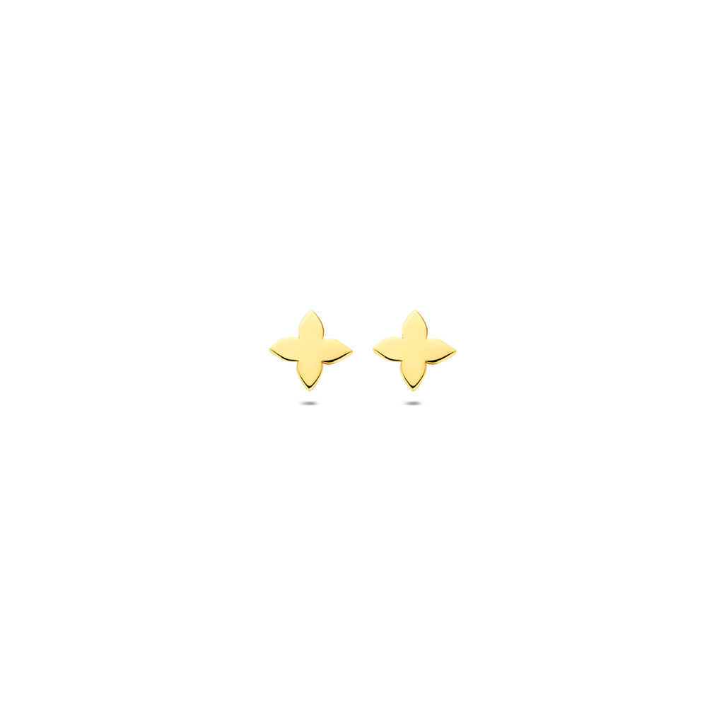 oorknoppen 4 mm 14K geelgoud