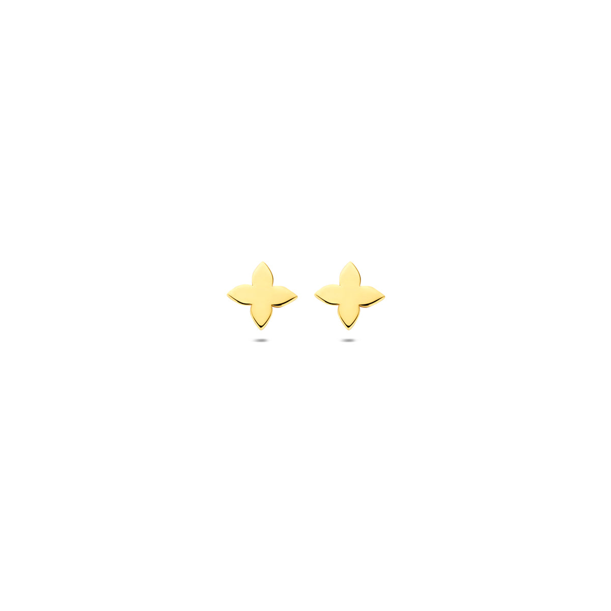 oorknoppen 4 mm 14K geelgoud