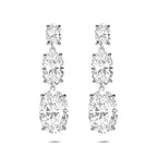 oorhangers zirkonia 35 mm zilver gerhodineerd