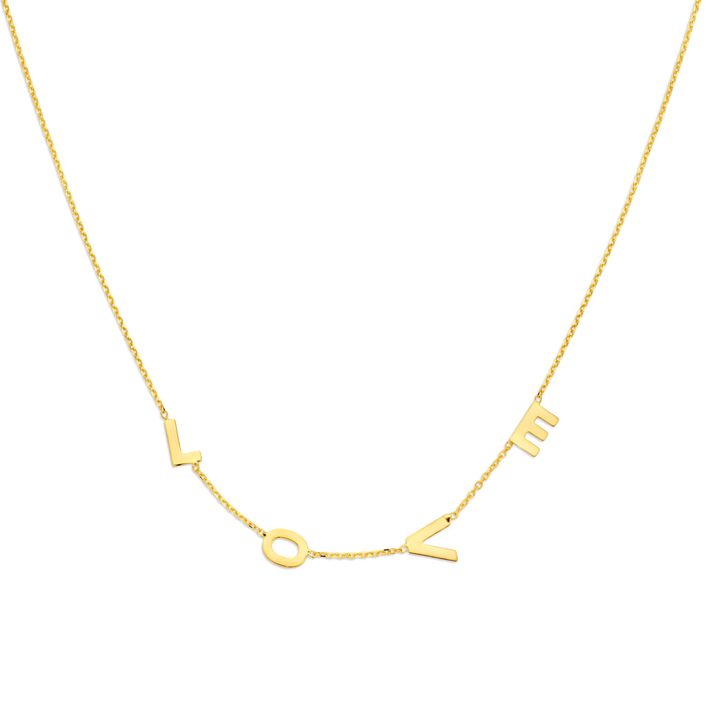 Halskette Love 42 - 45 cm 14K Gelbgold