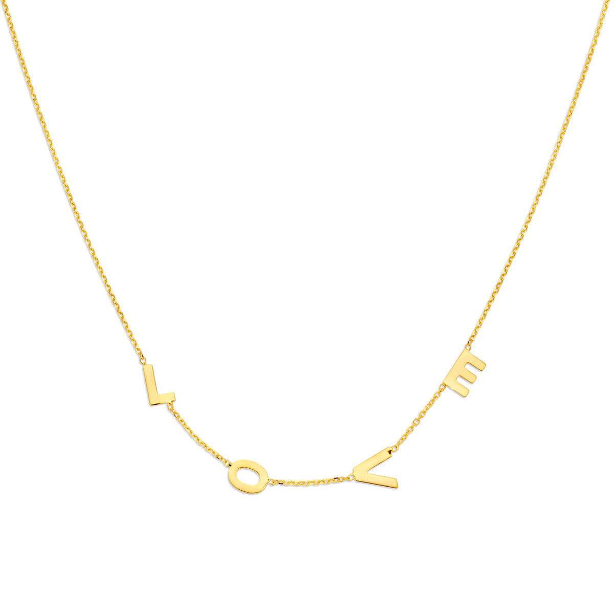 Halskette Love 42 - 45 cm 14K Gelbgold