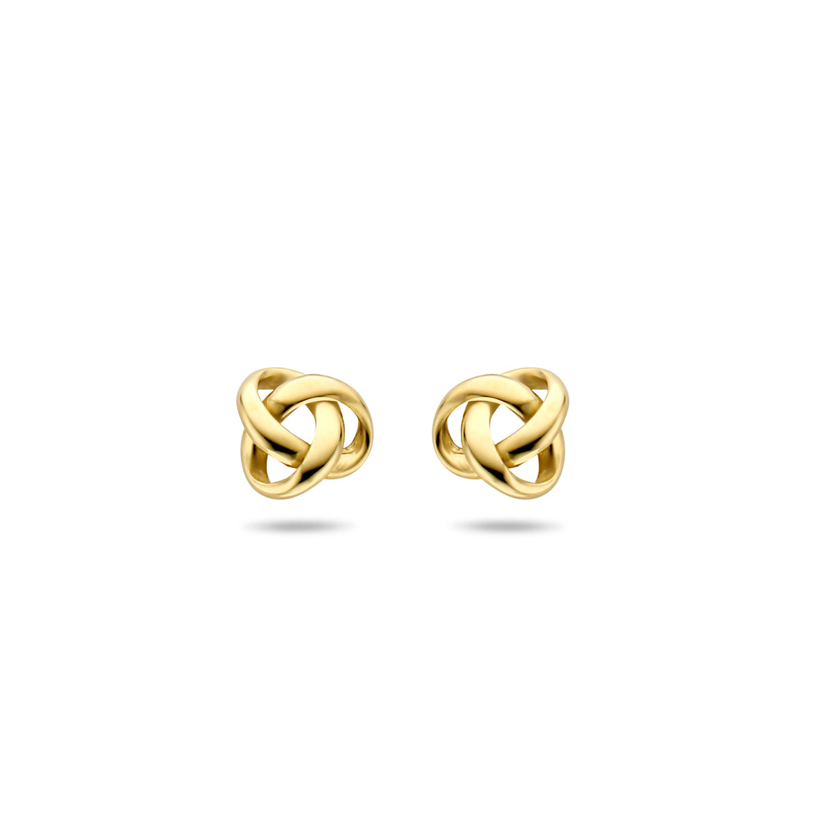Ohrstecker Knopf 14K Gelbgold