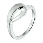ring poli/mat zilver gerhodineerd